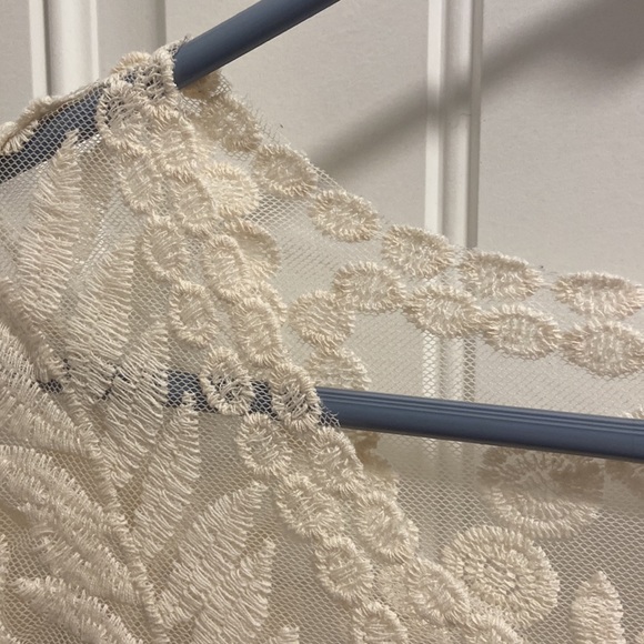 Cato Sheer Cream Sweater (Size M) - Picture 7 of 7